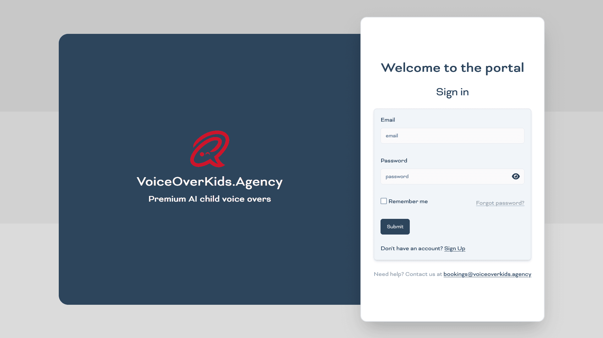 Voice Over Kids AI screenshot
